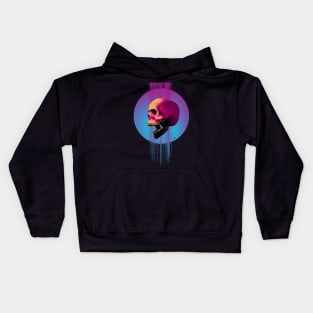 Neon Skull Tee Kids Hoodie